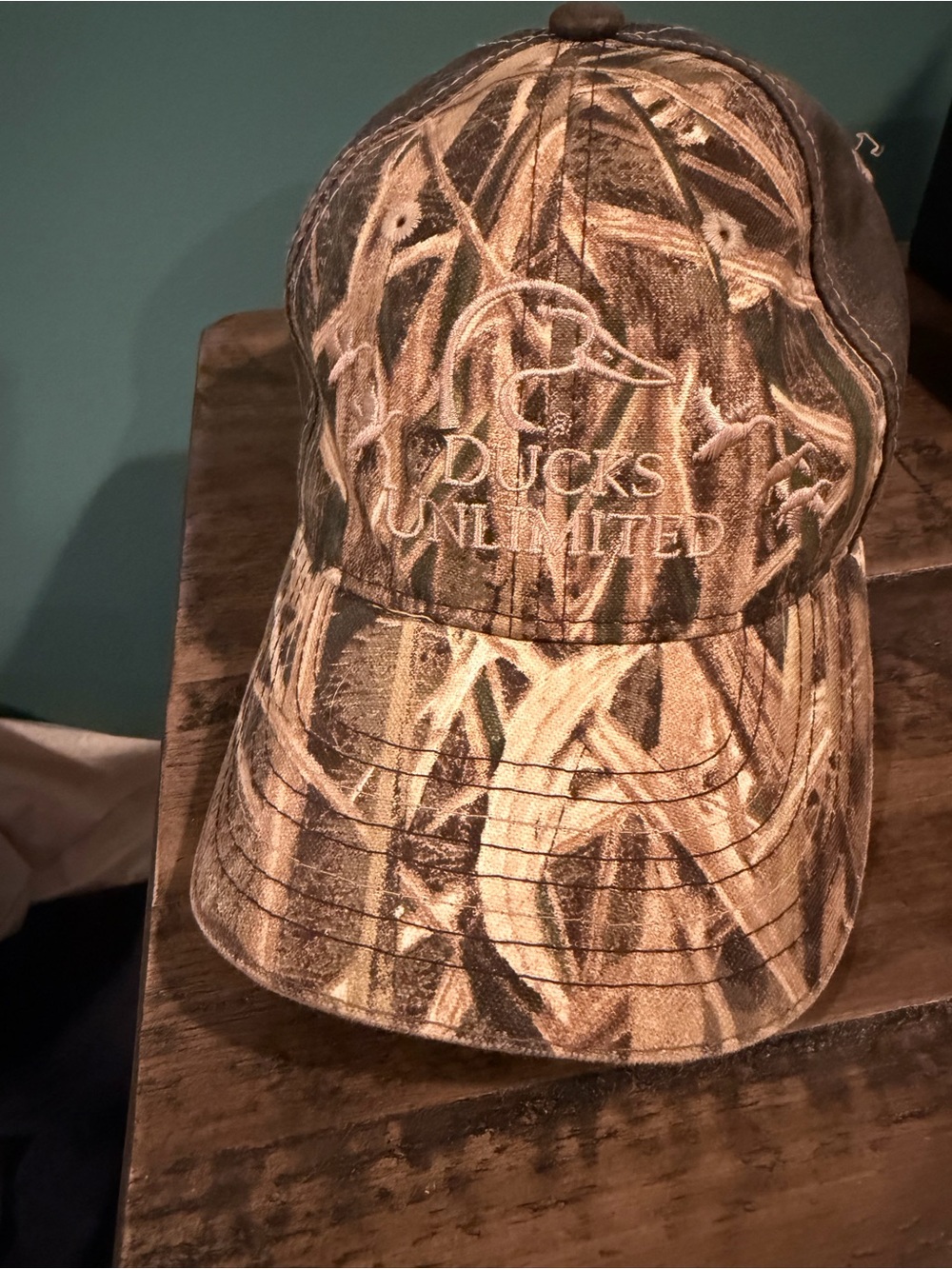 Ducks Unlimited Camouflage Cap - Brown/Green
